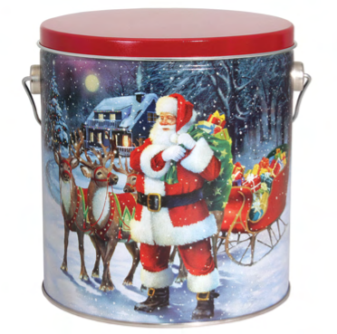 1 Gallon Santa w/ Reindeer